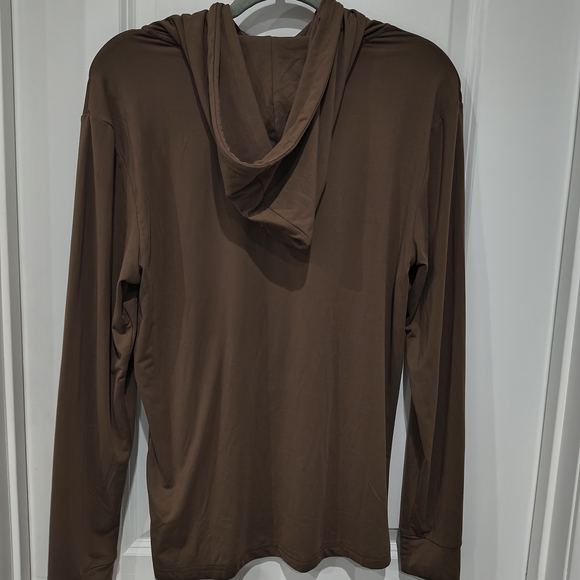 BURLEBO Men's Chocolate Brown Hoodie - Picture 5 of 5